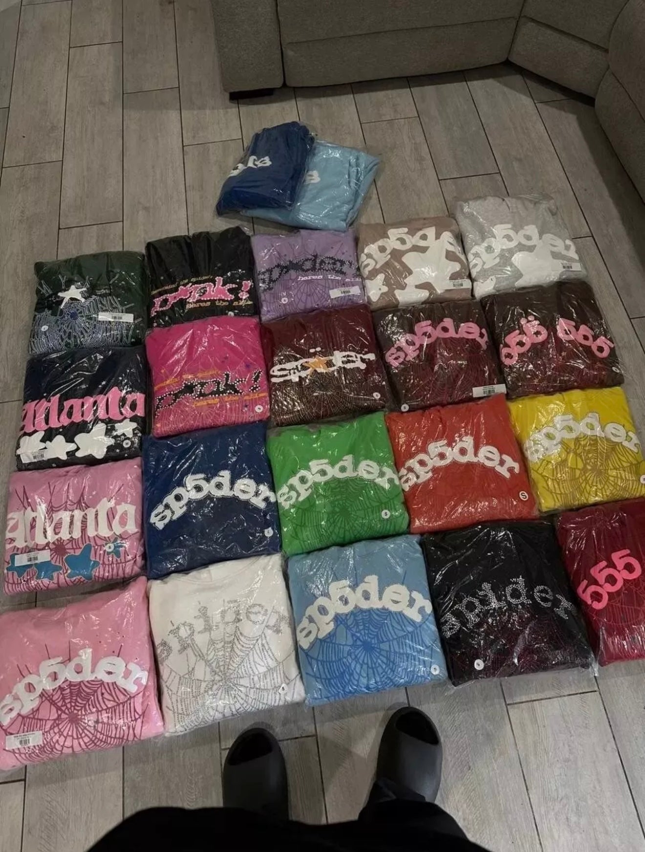 10 Sp5der Hoodie Bulk
